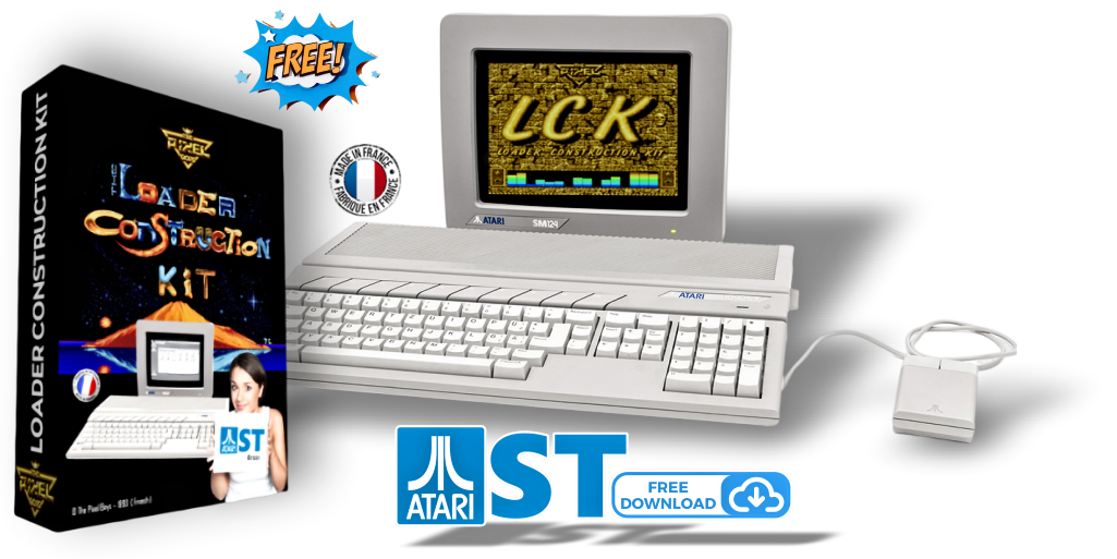 Loader construction Kit sur Atari ST - The pixel Boys